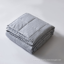 Printed cotton 3 pcs weighted blanket